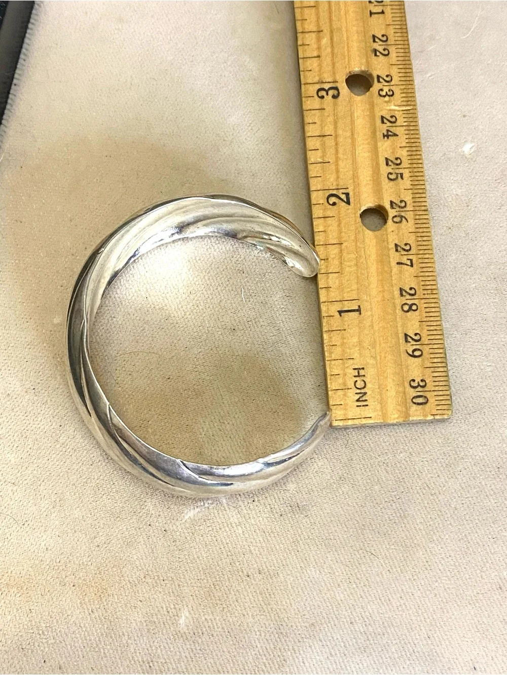 Sterling Silver Cuff Bracelet 925 Thailand